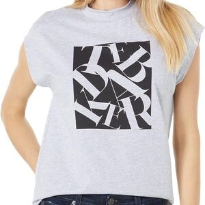 Ted Baker | Graphic Muscle Tee | Size 4 (Small)